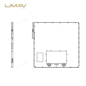 17” Wireless Flat Panel Detector UMY-XM-FP03 for Medical Radiology Imaging-2