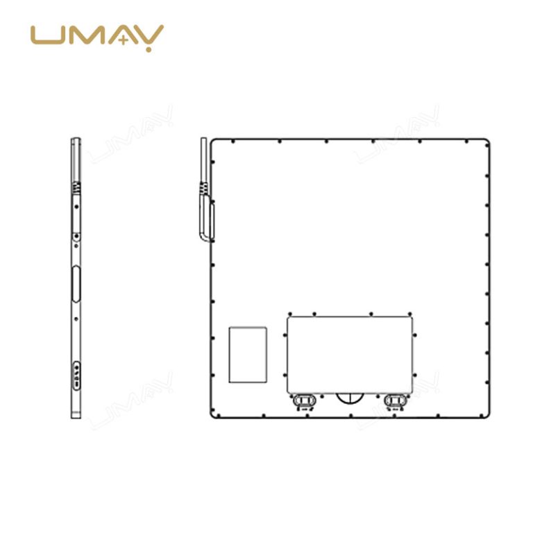 17” Wireless Flat Panel Detector UMY-XM-FP03 for Medical Radiology Imaging-2