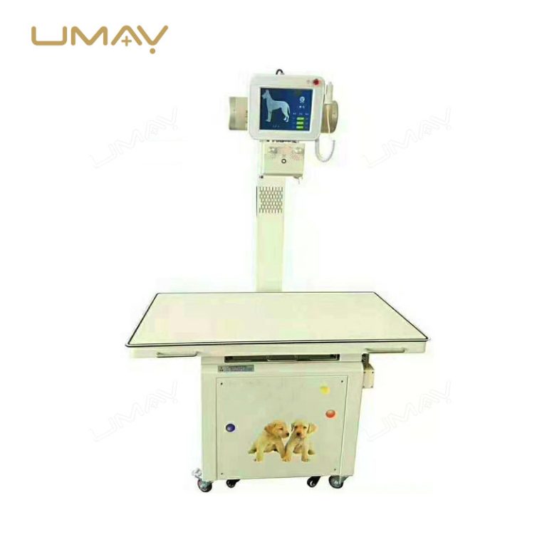 New Digital Veterinary High-Frequency X-ray Machine with Radiography Bed for Animals