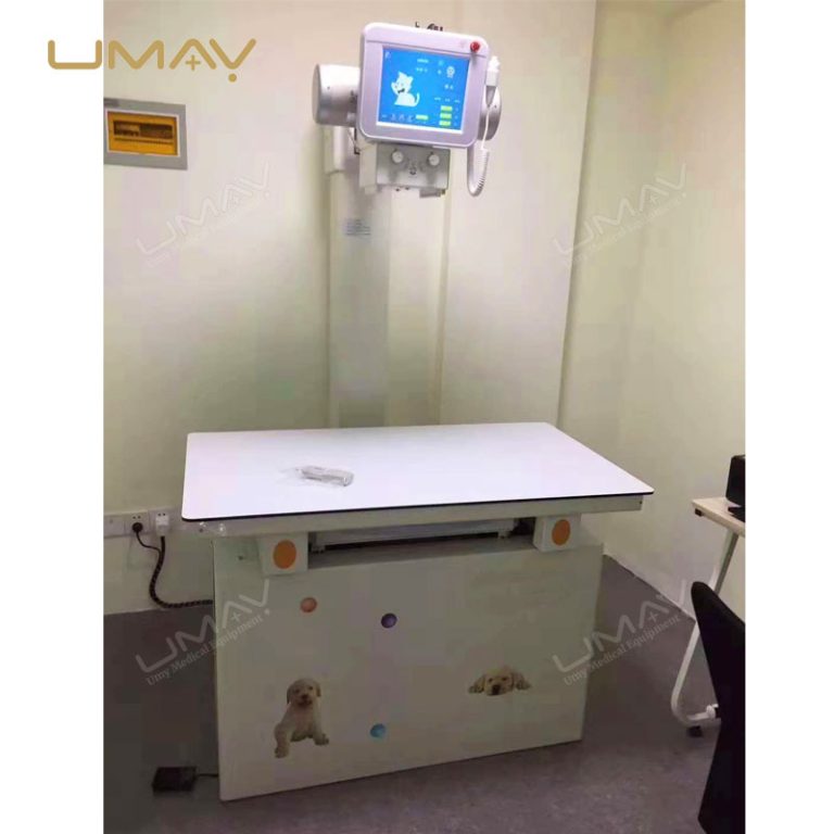 New Digital Veterinary High-Frequency X-ray Machine with Radiography Bed for Animals-3