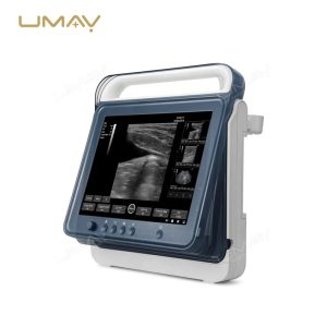 Portable Black and White Veterinary Ultrasound Scanner with Touch Screen for Horses and Cows-3