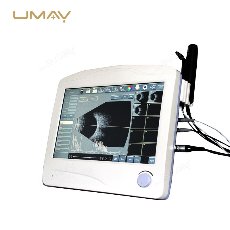 Ophthalmic Ultrasound A/B Scanner with Built-In Computer System and 12.1-Inch Touch Screen