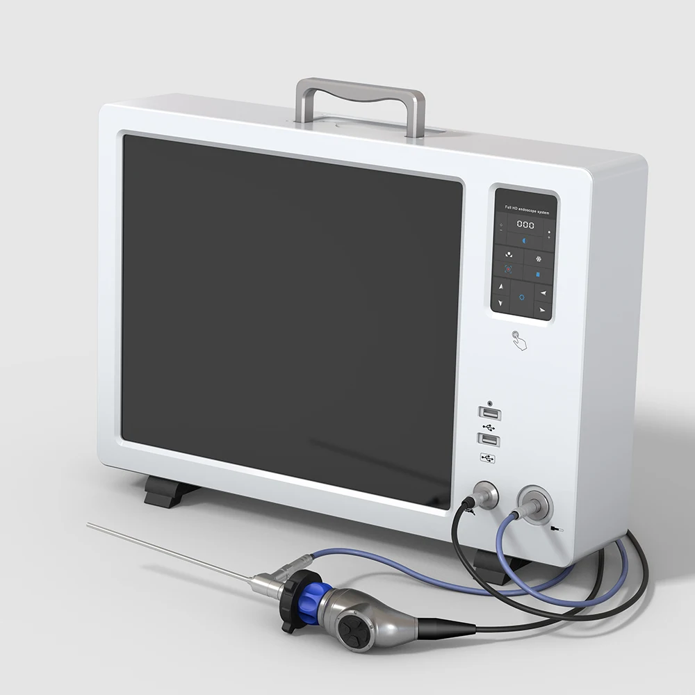 Portable Full HD Endoscope Camera System with 19-Inch Monitor and Cold Light Source