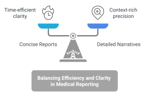 Balancing Efficiency and Clarity in Medical Reporting-umymedical.com