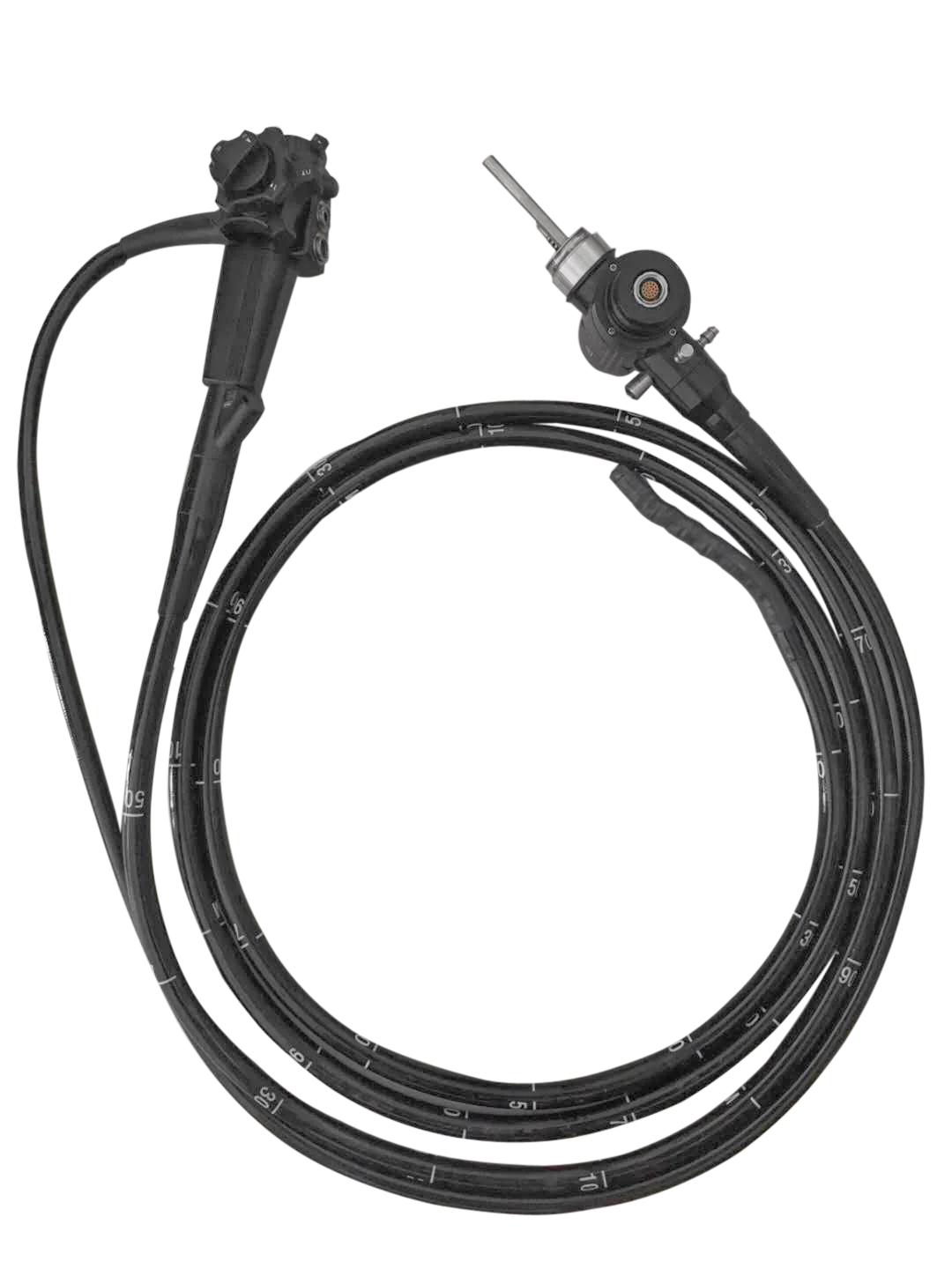 Video Gastroscope and Colonoscope for Large Animal Surgical Procedures